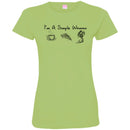 Mermaid T-Shirt I'm A Simple Woman Coffee Pizza Mermaid For Funny Gifts Tee Shirt CustomCat