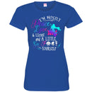Mermaid T-Shirt I'm Mostly Peace Love & Light And A Little Go Fish For Travelling Gifts Tee Shirt CustomCat