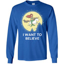 Mermaid T-Shirt I Mermaid Want To Believe With Her Unicorn For Funny Gift T-Shirt CustomCat