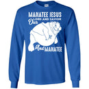 Mermaid T-Shirt Manatee Jesus Our Lord And Savior And Manatee for Christian Gifts Tee Shirt CustomCat