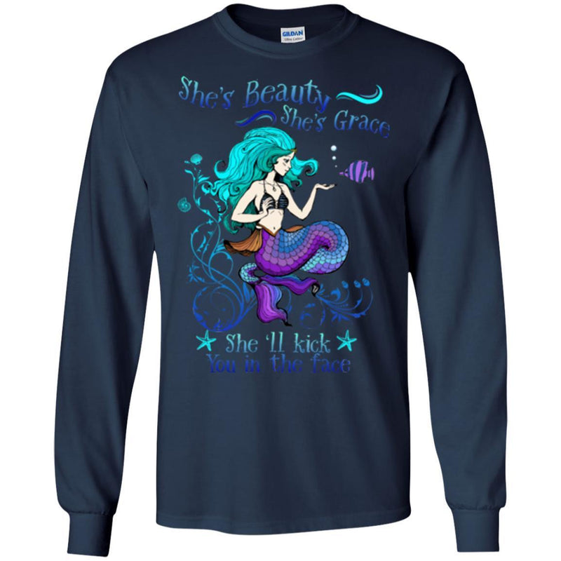 Mermaid T-Shirt Mermaid Beauty For Mermaid Lovers Tee Gifts Tee Shirt CustomCat