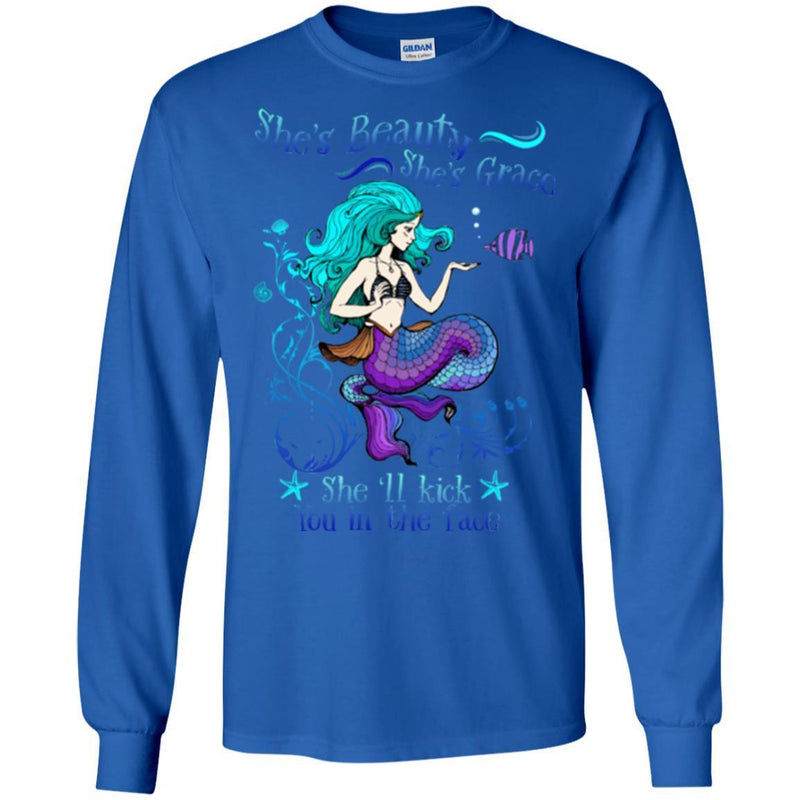 Mermaid T-Shirt Mermaid Beauty For Mermaid Lovers Tee Gifts Tee Shirt CustomCat