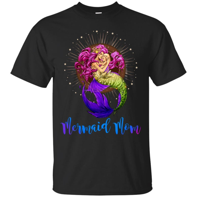 Mermaid T-Shirt Mermaid Mom And Her Little Mermaid For Mother Day Gift Tee Gifts Tee Shirt CustomCat