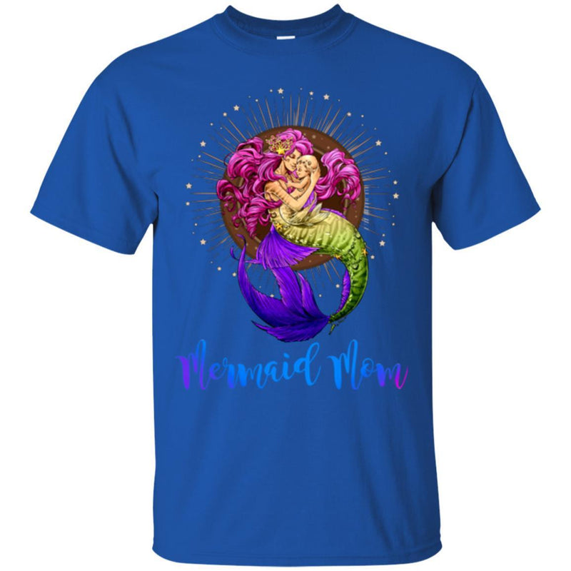 Mermaid T-Shirt Mermaid Mom And Her Little Mermaid For Mother Day Gift Tee Gifts Tee Shirt CustomCat