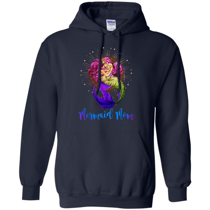 Mermaid T-Shirt Mermaid Mom And Her Little Mermaid For Mother Day Gift Tee Gifts Tee Shirt CustomCat