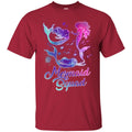 Mermaid T-Shirt Mermaid Squad Tee Gifts For Girls Who Loves Blue Purple Hair Colors CustomCat