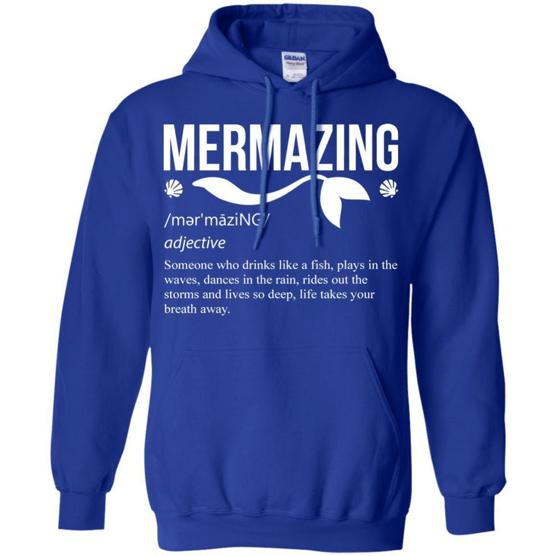 Mermaid T Shirt Mermazing Some Who Drinks Like A Fish Plays In The Waves Shirts CustomCat