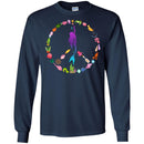 Mermaid T-Shirt Peace Shape Is A Combination Of Mermaid And Her Ocean Friends For Peace Day Gifts CustomCat