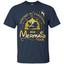 Mermaid T-Shirt Powered By A Fairydust And Mermaid Hair For Fairy Gifts Tee Shirt CustomCat