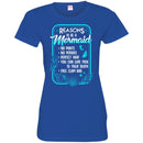 Mermaid T-Shirt Reasons To Be A Mermaid No Pants No Periods Perfect Hair Tee Gifts Tee Shirt CustomCat