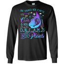 Mermaid T-Shirt She Turned Her Can't Into Cans & Hers Dreams Into Plans Tee Shirt CustomCat