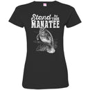 Mermaid T-Shirt Stand By Your Manatee For Manatee Lovers T-Shirt CustomCat