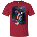 Mermaid T-Shirt The Nightmare Under The Sea For Halloween Holiday Tee Gifts Tee Shirt CustomCat