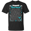 Mermaid T-Shirt Water Spell Mermaid For Funny Gifts T-Shirt CustomCat