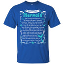 Mermaid T-Shirt Water Spell Mermaid For Funny Gifts T-Shirt CustomCat