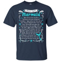 Mermaid T-Shirt Water Spell Mermaid For Funny Gifts T-Shirt CustomCat