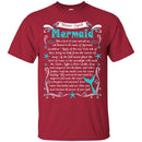 Mermaid T-Shirt Water Spell Mermaid For Funny Gifts T-Shirt CustomCat