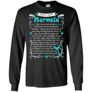 Mermaid T-Shirt Water Spell Mermaid For Funny Gifts T-Shirt CustomCat