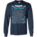 Mermaid T-Shirt Water Spell Mermaid For Funny Gifts T-Shirt CustomCat