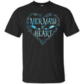 Mermaid T-Shirt Women Mermaid at Heart Shirts Funny Mermaid Birthday Tees CustomCat