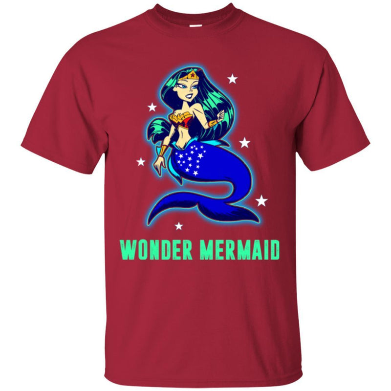Mermaid T-Shirt Wonder Mermaid For Women Tee Gifts T-Shirt CustomCat