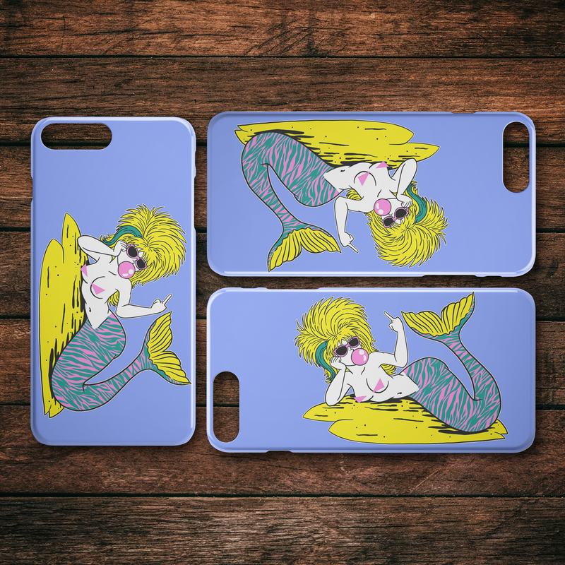 Mermaid Take Me As I Am Or Kiss My Ass Mermaid iPhone Case teelaunch
