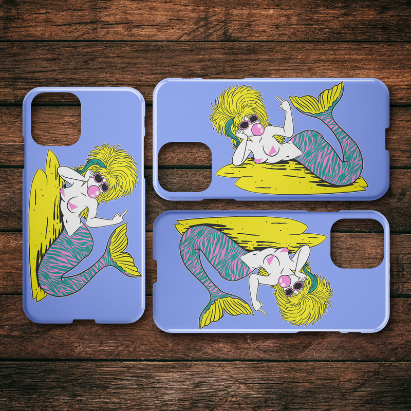 Mermaid Take Me As I Am Or Kiss My Ass Mermaid iPhone Case teelaunch