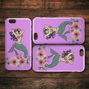 Mermaid Tattoos And Flower Mermaid iPhone Case teelaunch