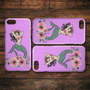 Mermaid Tattoos And Flower Mermaid iPhone Case teelaunch