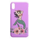 Mermaid Tattoos And Flower Mermaid iPhone Case teelaunch