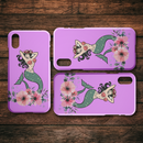 Mermaid Tattoos And Flower Mermaid iPhone Case teelaunch