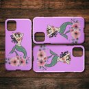 Mermaid Tattoos And Flower Mermaid iPhone Case teelaunch
