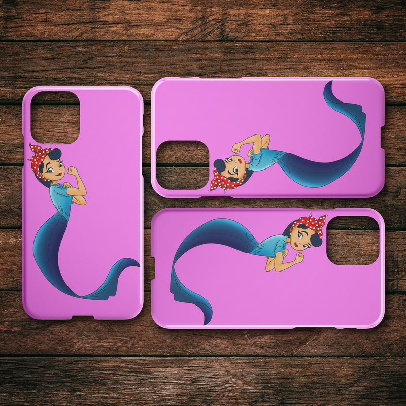 Mermaid We Can Do It Strong Mermaid iPhone Case teelaunch