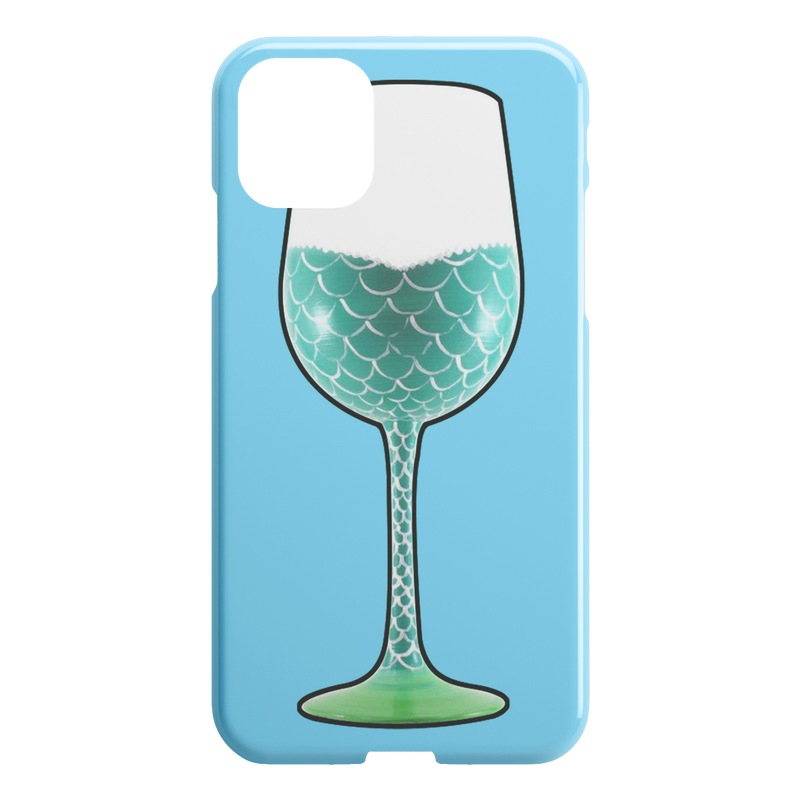 Mermaid Wine With Mermaid Scales iPhone Case teelaunch
