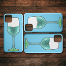 Mermaid Wine With Mermaid Scales iPhone Case teelaunch