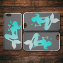 Mermaid With The Shells Underwater iPhone Case teelaunch