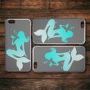 Mermaid With The Shells Underwater iPhone Case teelaunch