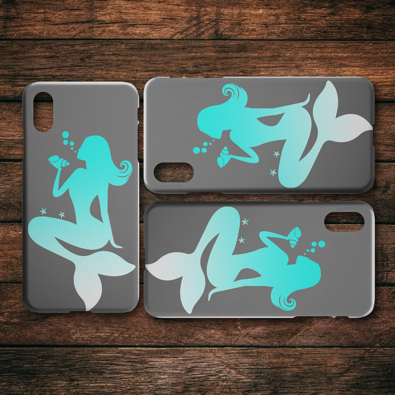 Mermaid With The Shells Underwater iPhone Case teelaunch