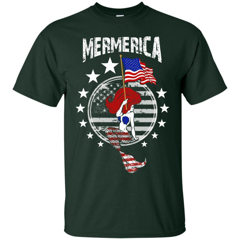 Mermerica Mermaid T-shirt & Hoodie CustomCat