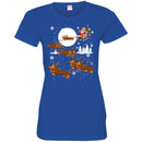 Merry Christmas Dachshund Santa Snow Funny Gift Lover Dog Tee Shirt CustomCat