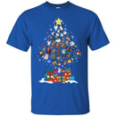 Merry Christmas Dog T Shirt CustomCat