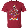 Merry Christmas Dog T Shirt CustomCat