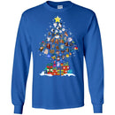 Merry Christmas Dog T Shirt CustomCat