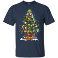 Merry Christmas Irish Icon Tree Funny Gift Patrick's Day T-Shirt CustomCat
