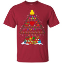 Merry Christmas Knit Tree Funny Gifts T Shirts CustomCat