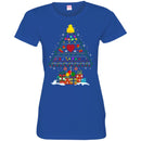 Merry Christmas Knit Tree Funny Gifts T Shirts CustomCat