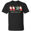 Merry Christmas Santa Dabbbing Dare To Be Irish Funny Gifts Patrick's Day Irish T-Shirt CustomCat