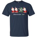 Merry Christmas Santa Dabbbing Dare To Be Irish Funny Gifts Patrick's Day Irish T-Shirt CustomCat