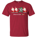 Merry Christmas Santa Dabbbing Dare To Be Irish Funny Gifts Patrick's Day Irish T-Shirt CustomCat