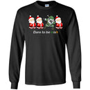 Merry Christmas Santa Dabbbing Dare To Be Irish Funny Gifts Patrick's Day Irish T-Shirt CustomCat